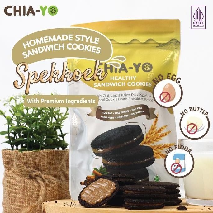 

Chiayo Sandwich Cookies Spekuk - Camilan Gluten Free Rempah Tradisional Stok Terbatas