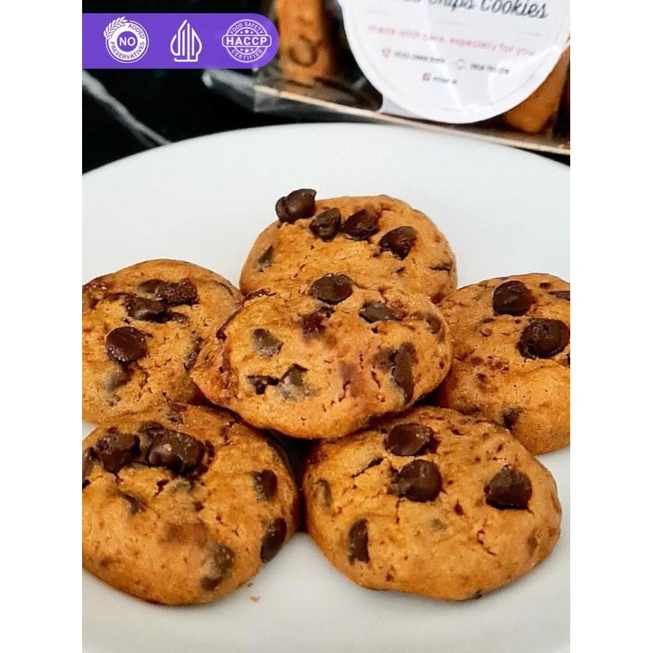 

MISOL Whole Wheat Choco Chip Cookies - Kue Gandum Coklat Sehat Stok Terbatas