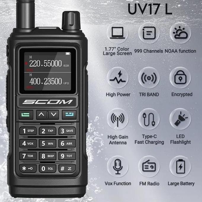 Promo New Ht scom UV17 L color screen COD