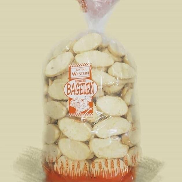 

Bagelen Butter & Keju - Roti Kering Renyah Khas Weston 2 Rasa Stok Terbatas