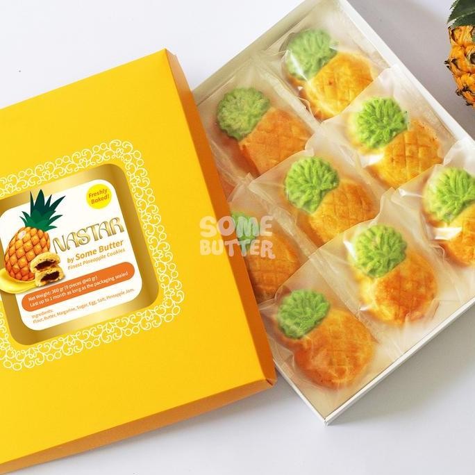 

Nastar Premium Pineapple Cake Jumbo by Some Butter - Kue Lebaran Spesial Stok Terbatas