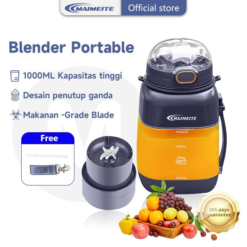 KUALITAS TERBAIK- MAIMEITE Blender Portable Blender Juicer 10 pisau juicer USB Rechargeable Ice Crus