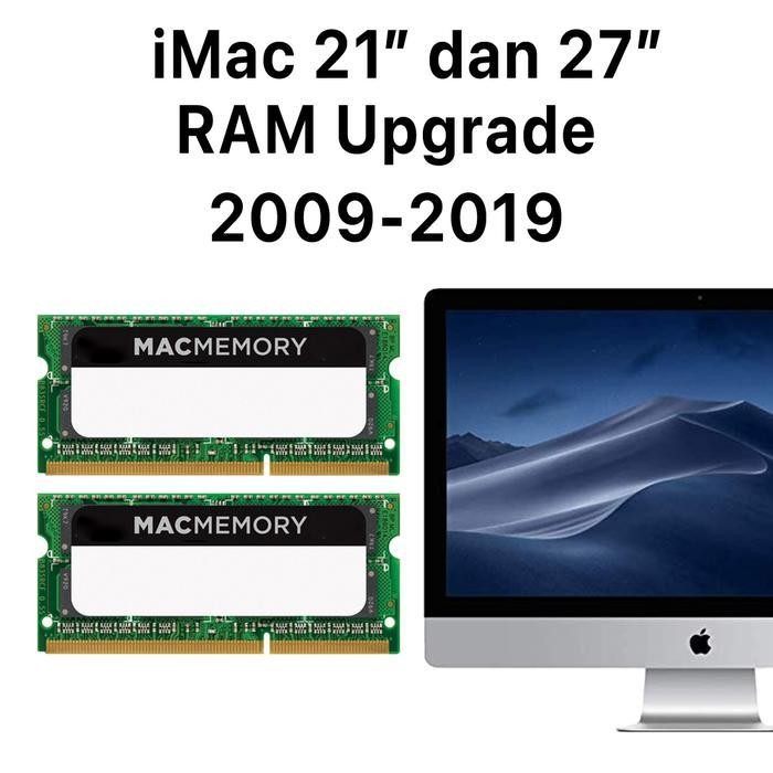 UP RAM iMac 21.5 dan 27 Inch 2011 2012 2013 2014 2015 2017 2019 4 8 16 32