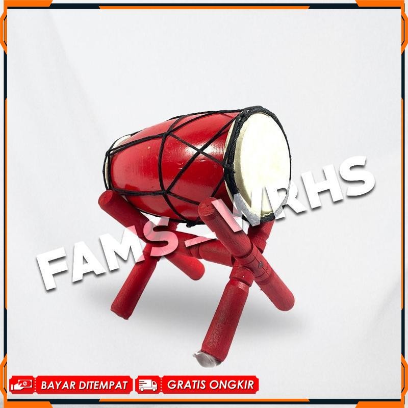 (Terbaik) Sale 8.8 Gendang Mainan Anak Gendang Jawa Alat Musik Tradisional Berbagai Ukuran Murah Qh-