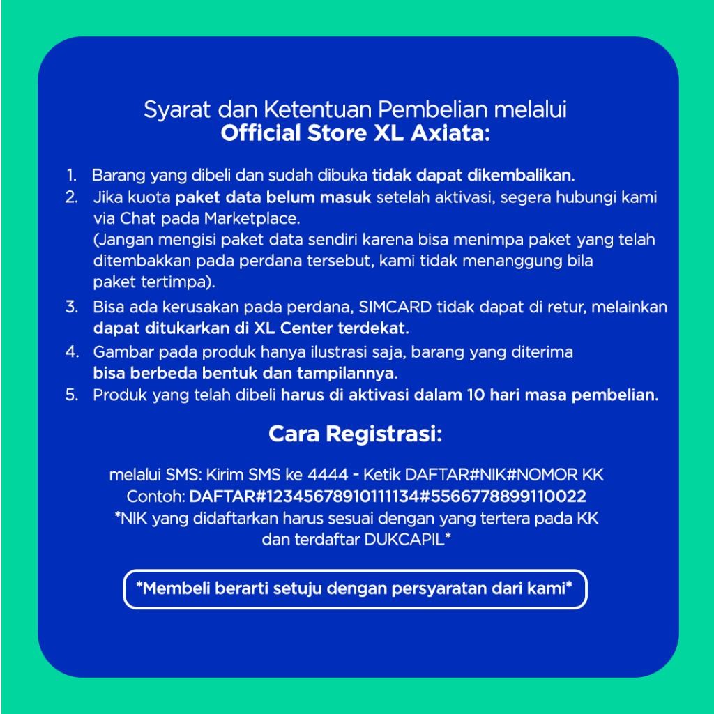 TP XL Go IZI - HKM M22 25GB Kuota Selamanya