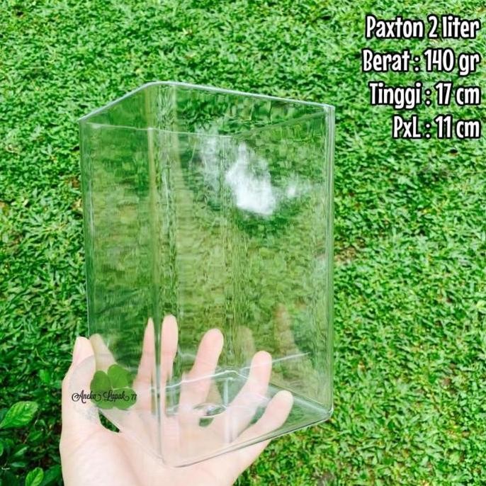 Gojek Toples Paxton 2 Liter Cupang Toples Solitaire Acrylic Clear