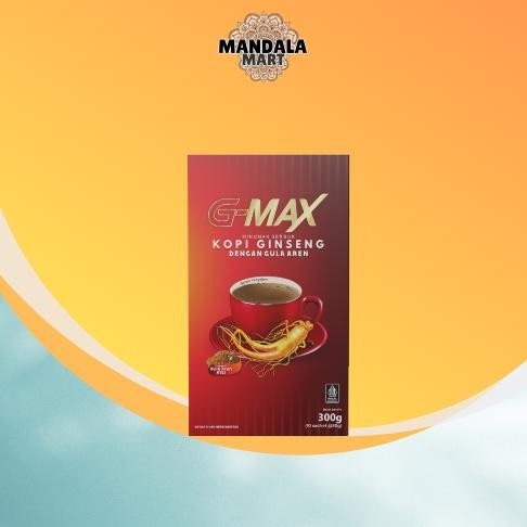 

Baru Kopi G Max Kopi Stamina Gingseng Pilihan Dengan Gula Aren Tahan Lama Original Halal & Bpom (1 Box Isi 10 Sachet) ,,