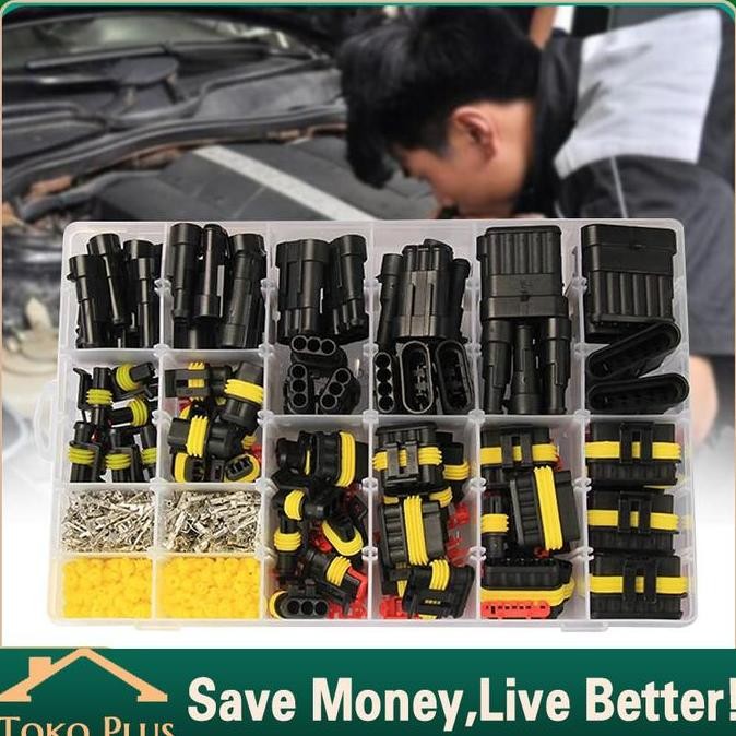 780Pcs/Set Soket Konektor Kabel Anti Air 1P-6P Socket Connector Kualitas Terbaik Harga Termurah