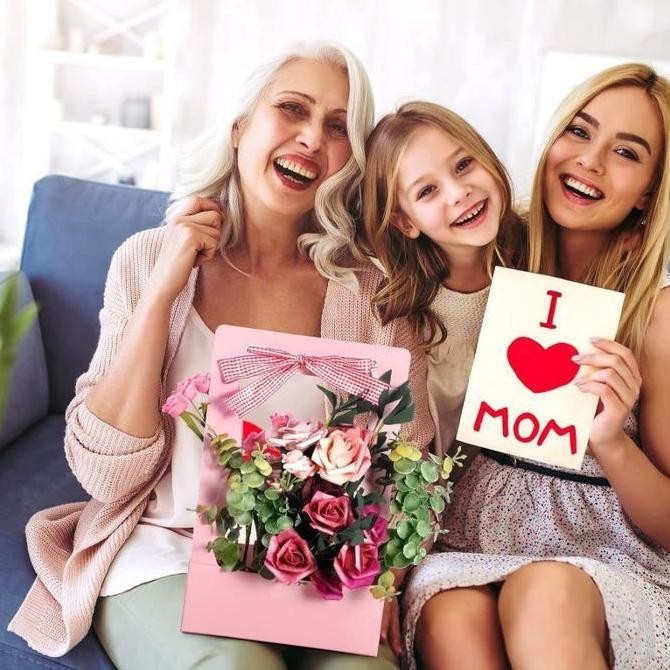 

10Pcs Flower Box Diy Kotak Bunga Kotak Tenteng Bunga Tas Bunga Tenteng