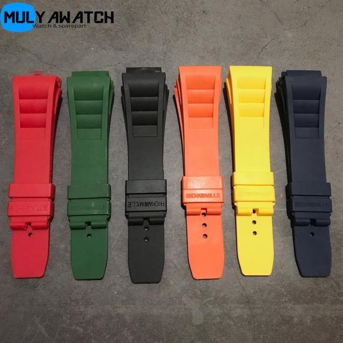 RICARD MILE STRAP TALI JAM RM RUBBER RM011 RM11 RM-11 ORIGINAL DAN TERPERCAYA