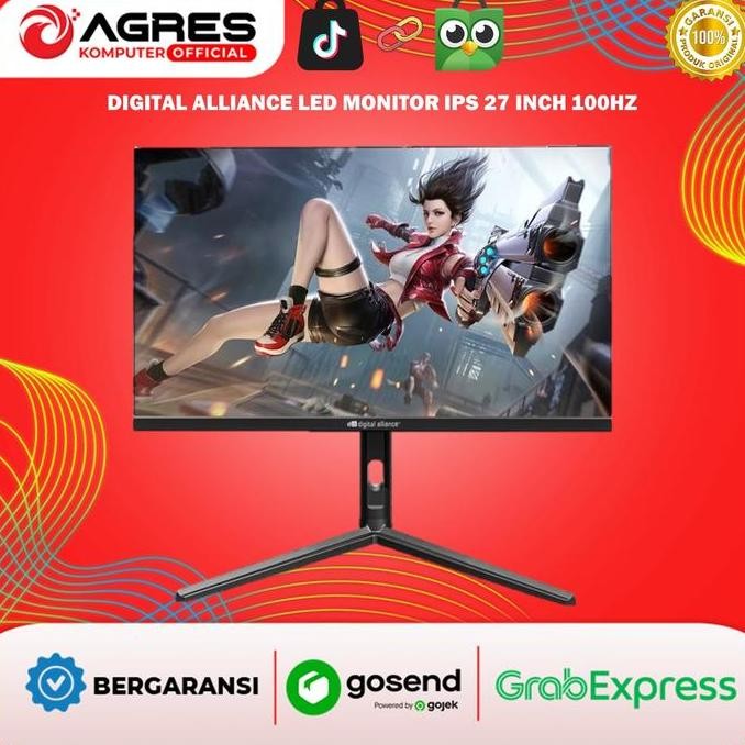 Digital Alliance Led Monitor Ips 27 Inch 100Hz - Monitor Digitial Alliance - Monitor Gaming - Monito