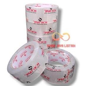

Hoki Tape Lakban Isolasi Coklat Bening Kuning Clear 45 X 90M 48Mm X 90M Full Original