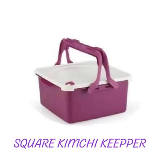 9 Liter Tupperware Square Treasure Kimchi Keeper (Tempat Bekal / Kotak Bekal / Lunch Box Set / Tempa
