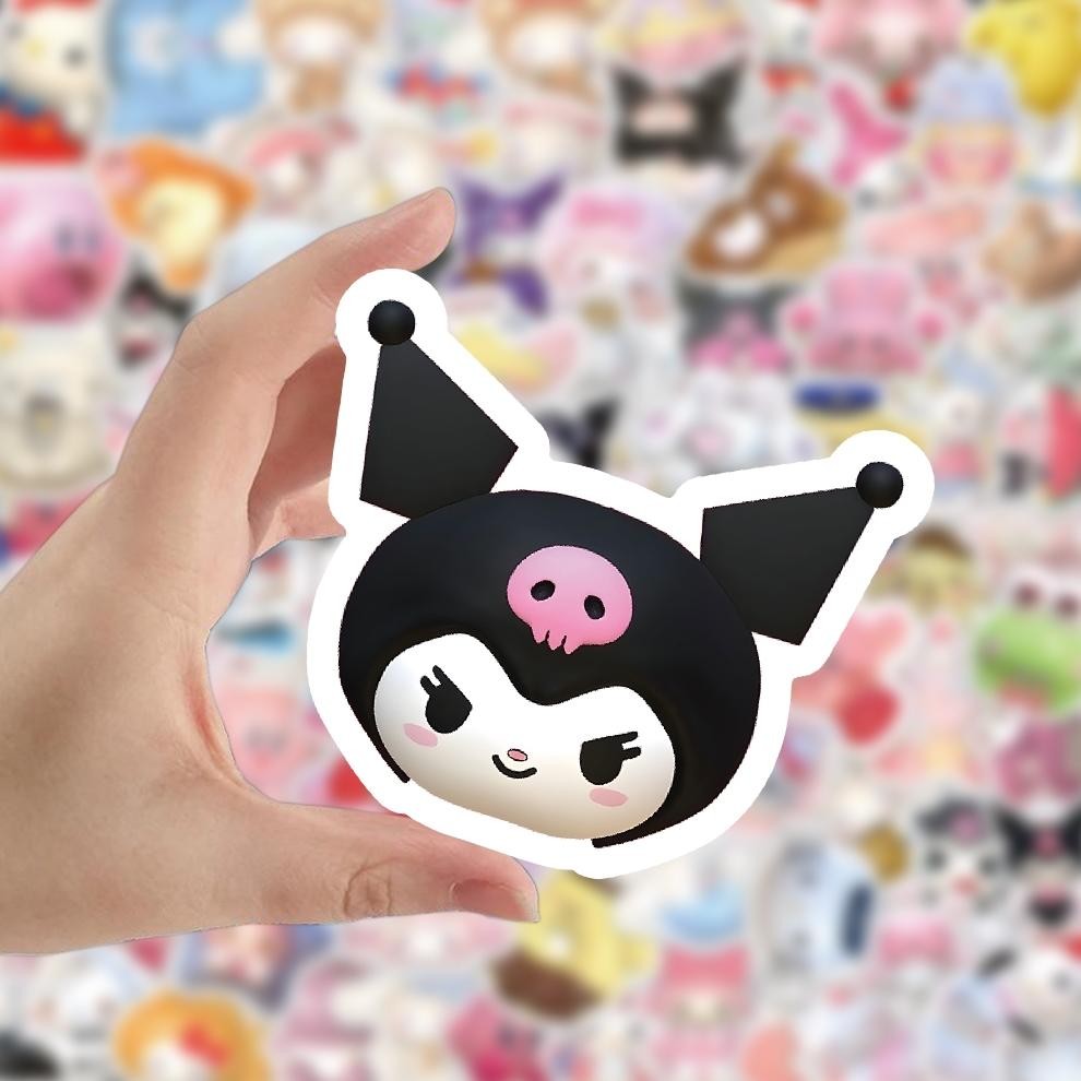 

Stiker Set Stiker Paket Hot 3D Sanrio Stiker lucu Kirby Kuromi Anti Air Stikers Berperekat Waterproof sticker decal buat Motor Helm Buku Journal Koper Casing HP Laptop Botol Minum PL-49