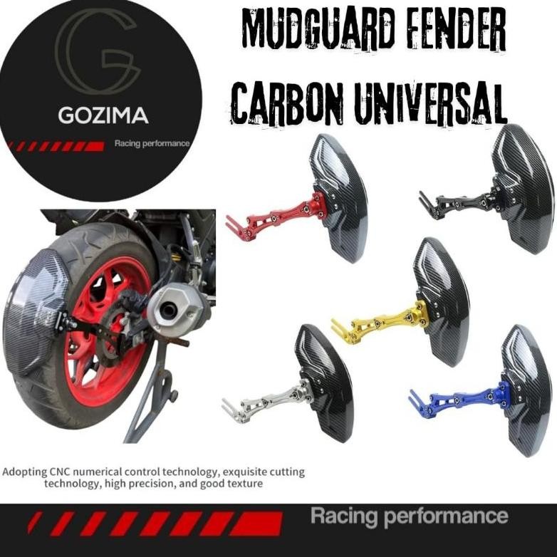 DISKON Mudguard carbon universal Vario 125 Vario 150 Vixion xabre XSR R15 Universal motor