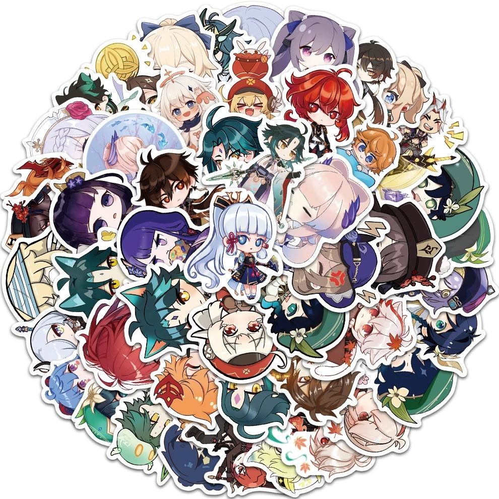 

Stiker Set Stiker Paket lucu Genshin Impact Stiker Kartun Aesthetic game Stiker Anti Air Stikers Berperekat Waterproof sticker decal buat Motor Helm Buku Journal Koper Casing HP Laptop Botol Minum Hadiah anak ZC-16
