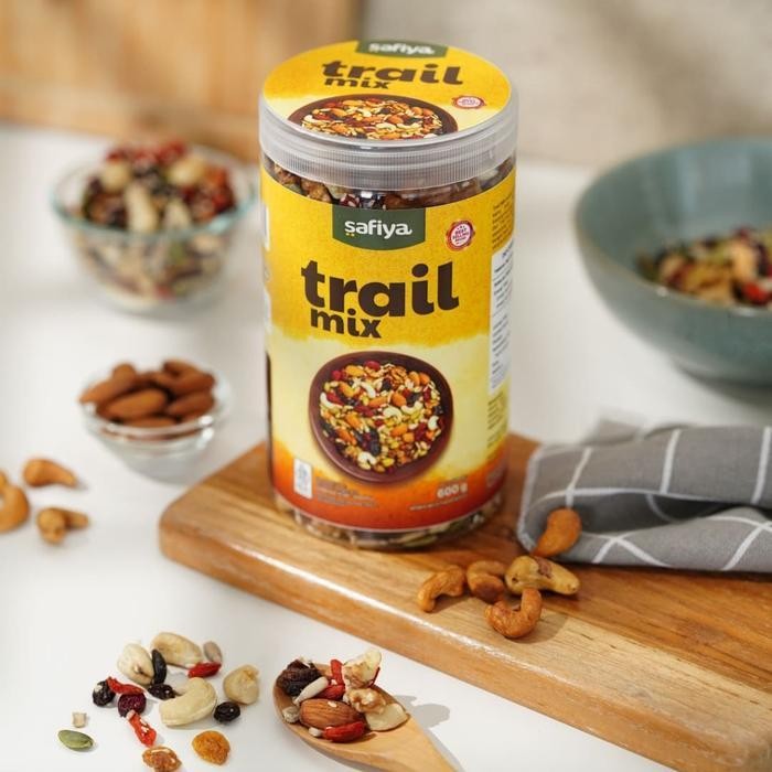 

Rps Trail Mix 600 Gr Jar Safiya Dried Mixed Fruit And Seed | Sereal Cemilan Kacang-Kacangan Buah Kering Oatmeal
