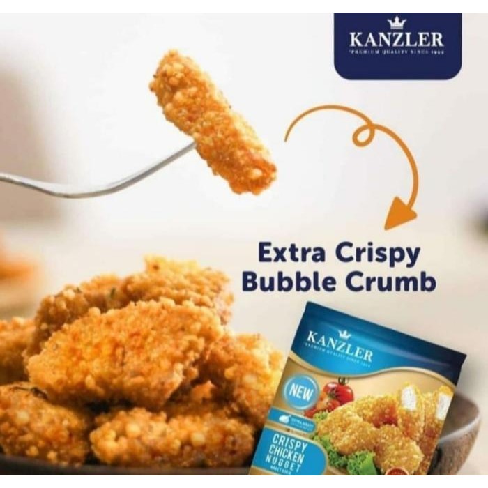 

Ff Kanzler Crispy Chicken Nugget Ayam Renyah 450Gr