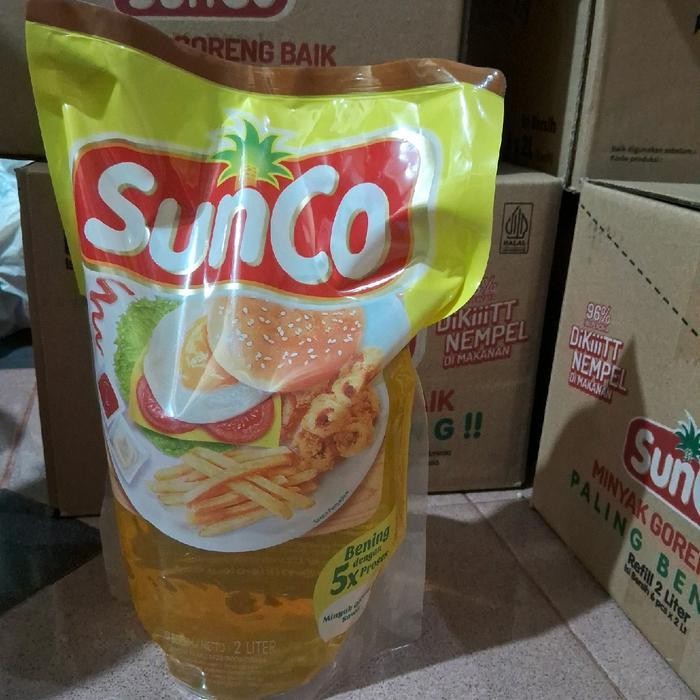 

Rps Sunco Minyak Goreng 2 Liter | Sunco 2L Pouch | Minyak Goreng 2 Liter. Promo Murah