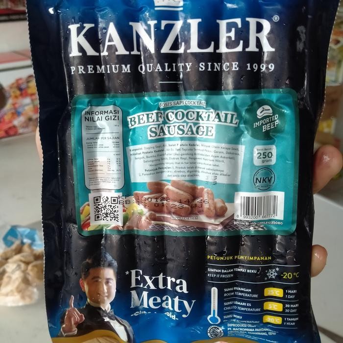 

Ff Kanzler Beef Cocktail Sausage 250Gr