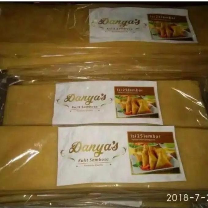 

RPS KULIT SAMOSA / SAMBOSA 6.8 CM X 30 CM SUPER SEDANG (ISI 25 LEMBAR)