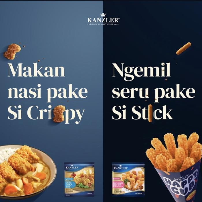 

Rps Kanzler Crispy Chicken Nugget Stick Ayam 450 Gram