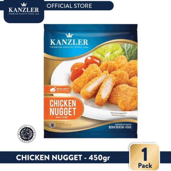 

Ff Kanzler Crispy Chicken Nugget With Bubble Crumb 450Gr Naget Krispi