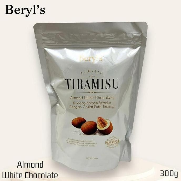 

RPS Ready Cokelat Beryl's TIRAMISU Almond 300g Halal isi -+ 50pcs Coklat Chocolate Camilan Manis
