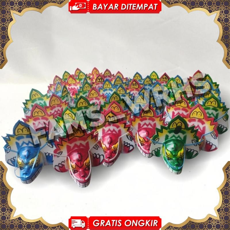 Bagus - Barongan Mainan Anak Bahan Spons Caplokan Spons Murah Permainan Tradisional Barongan Imut Gf