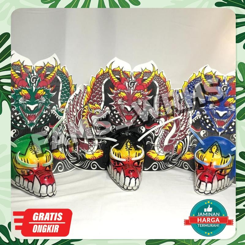{Harga Diskon} Barongan Anak Ukuran Sedang Spons Dragon Barongan Spons Barongan Barongan Murah Wb-17