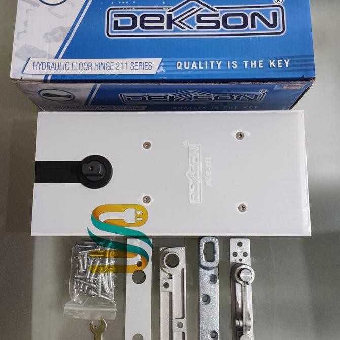 (Fh 211) Floor Hinge Dekkson 211 Engsel Tanam Pintu Kaca Dekson