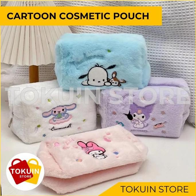 

TERSEDIA TEMPAT PENSIL BULU PLUSH SANRIO MELODY KUROMI CINNAMOROLL POCHACCO