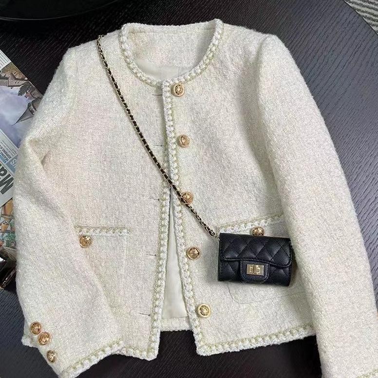 VN ANDIEN TWEED BLAZER WHITE / PREMIUM OUTER CARDIGAN TWEED KOREA
