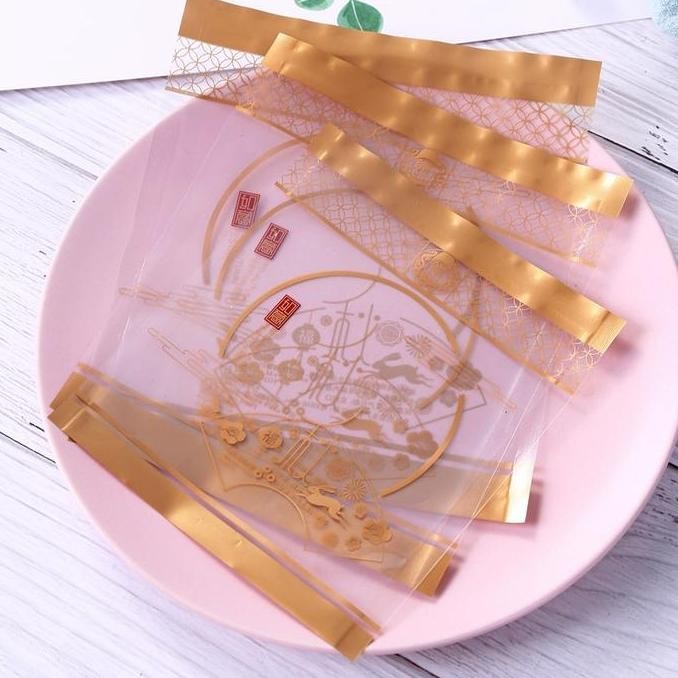 

kantong bungkus mooncake bunny wish MC06 plastik kue bulan 75 100 125g