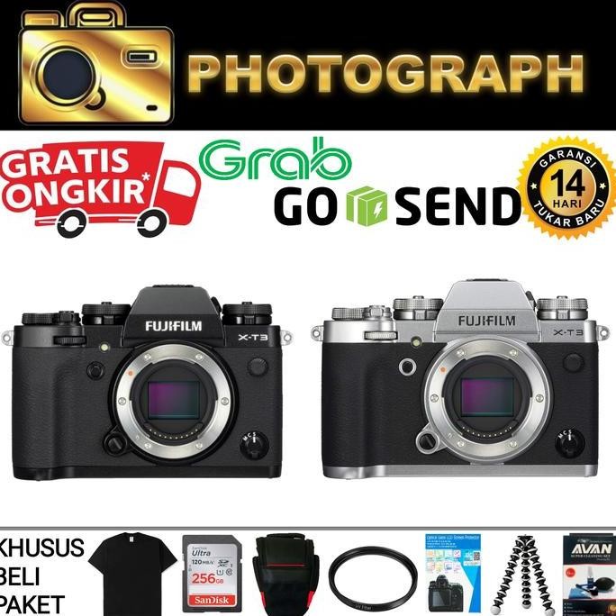 Promo FUJIFILM X-T3 BODY ONLY - FUJIFILM XT3 BO - FUJI XT3 BODY ONLY COD