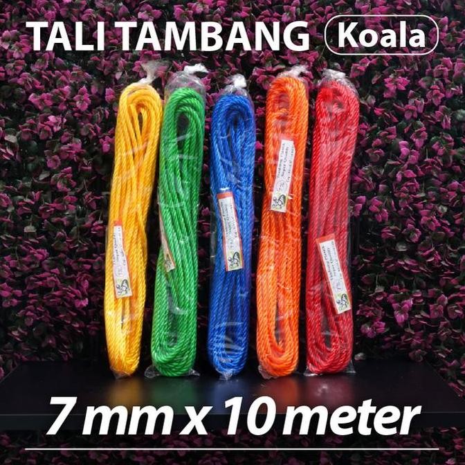 

Paket isi 5 gulung - Tali Tambang 6mm x 10 meter - merk. Koala