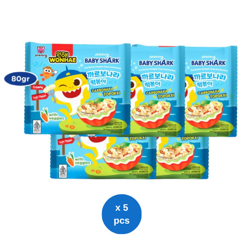 

Wonhae Topokki Kids Carbonara 80gr x 5 pcs