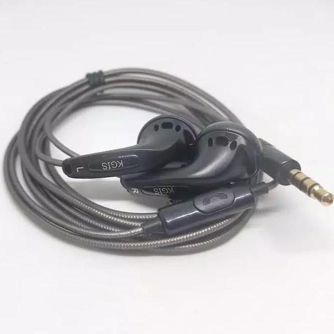 Tersedia KGIS P1 Earphone HIFI Bass dengan Mic Headset Earbud Vido Alternatif