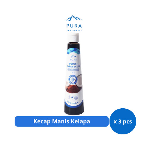 

PURA Kecap Manis Kelapa 200ml x 3 pcs