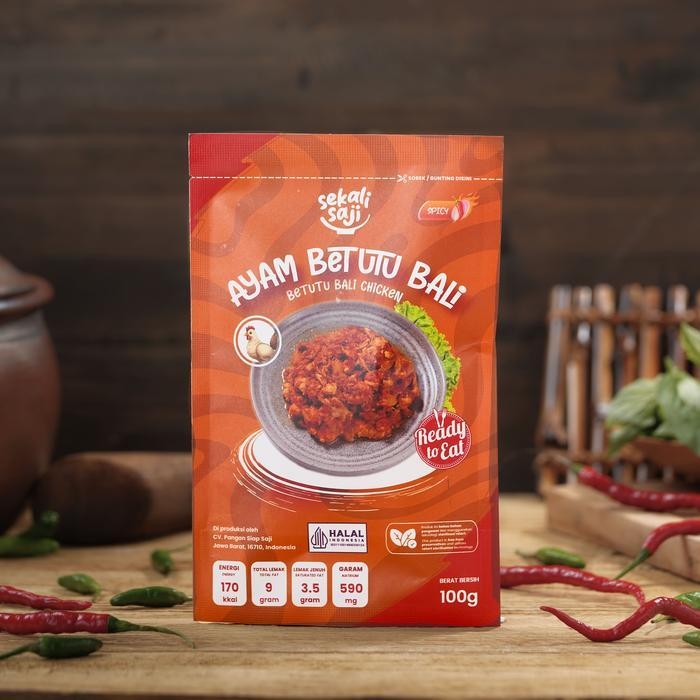 

Rps Sekali Saji - Bundling Ayam Betutu Isi 2 Lauk Instant 100Gr Makanan Siap Saji Lauk Pauk Mateng Halal