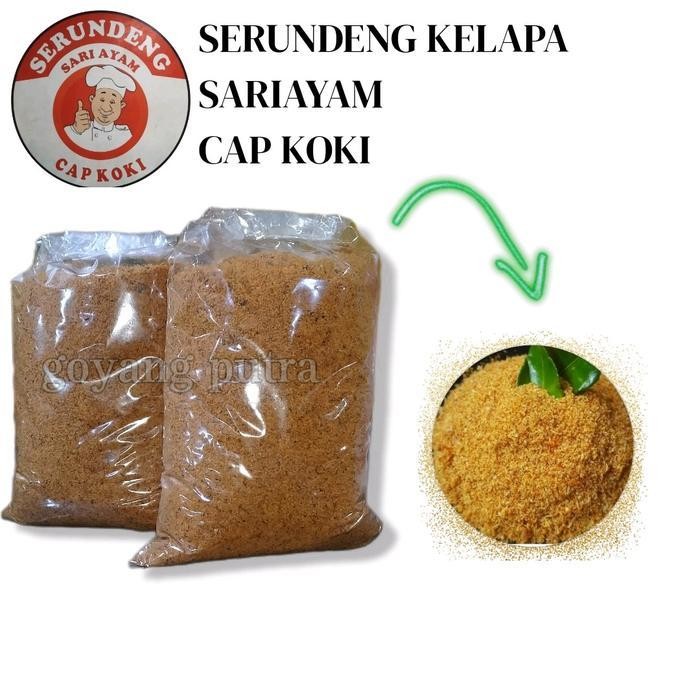 

Rps Serundeng Kelapa Asli (500Grm) Cap Koki Makanan Siap Saji Food - Sari Ayam -Abon Kelapa Snack Instan Cemilan