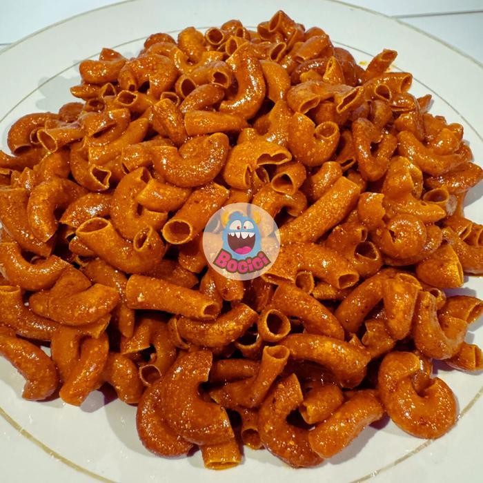 

FF Makaroni cikruh kriuk 500gram Snack Camilan renyah Keripik Cemilan Macaroni gurih lezat Pedas