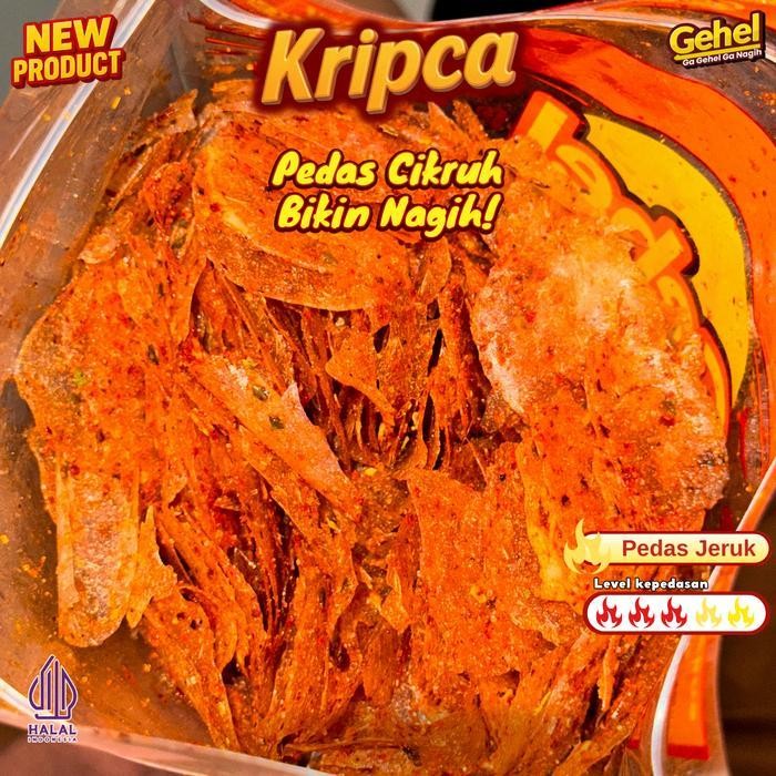 

FF (Free 1 TAS) KRIPCA GEHEL CIKRUH 500 GR Pedas Jeruk (Edisi Terbatas) Pedas Cikruh Bikin Nagih - Makanan Ringan Camilan Pedas Food Snack Keripik Cemilan Crispy
