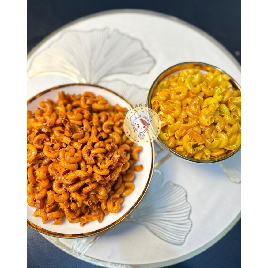 

FF 1/4 KG MAKARONI CIKRUH PEDAS DAUN JERUK Camilan Cemilan