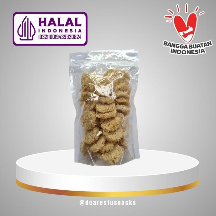 

FF Rangginang Mini Oleh-oleh Khas Bogor 250 gram Isi 40 Keping - DORES Snacks Cemilan Kering