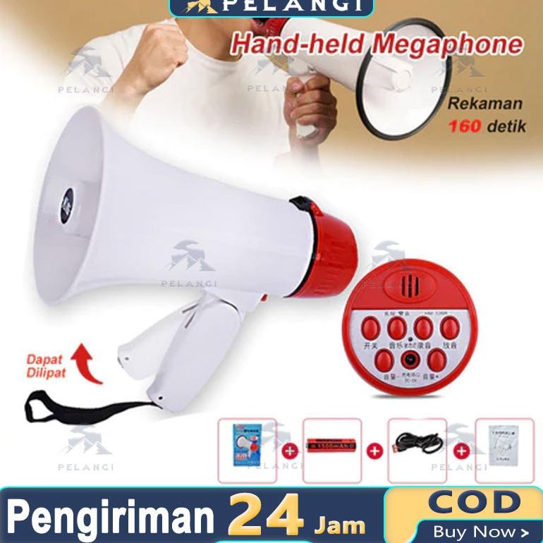 COD TOA MEGAPHONE SEDANG FLECO MULTIFUNGSI FLECO HW-8R TERMURAH / TOA PENGERAS SUARA HW-8R ORIGINAL
