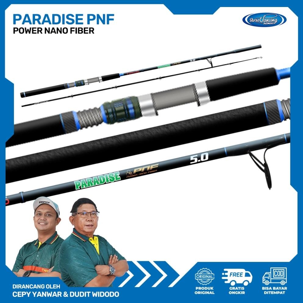 Paradise Joran Pancing Paradise II  PNF Power Nano Fiber Joran Pancing Karbon Kuat Presisi Full EVA