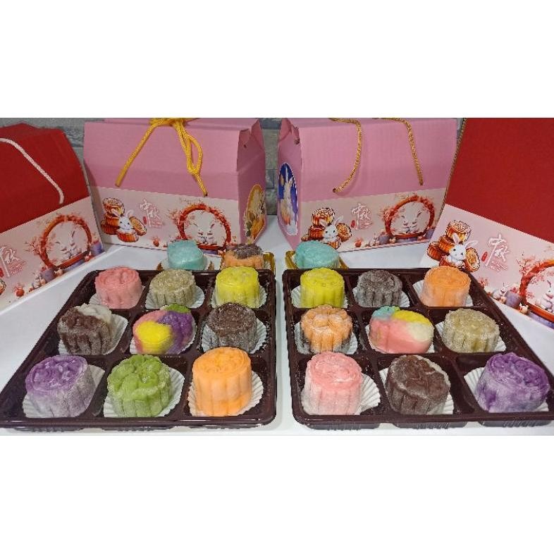 

Mooncake snow skin ( bing pi yue ping ) kue bulan
