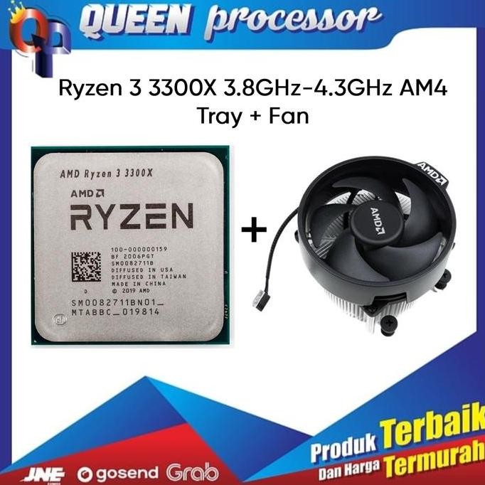 Processor Amd Ryzen 3 3300X 3.8 Ghz Tray + Fan