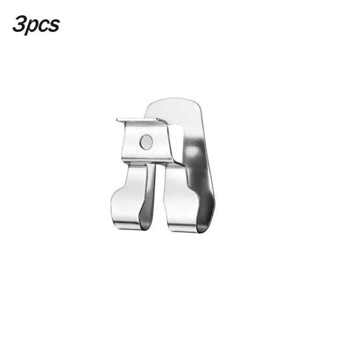 Isi 3pcs Belt Klip Kait Bor Impact Wrench Clip Belt Bor Cordless Belt Clip Bor Belt Clip Impact